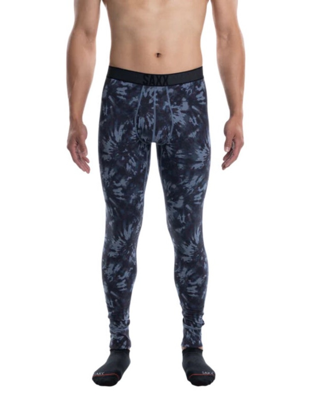 SAXX Men’s Roast Master Mid Weight Tights Blue Print